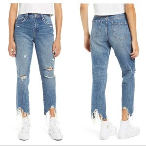 NWT Blank NYC distressed ripped jeans